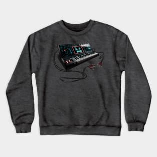 Synth Bot Coloured - Synthesiser Crewneck Sweatshirt